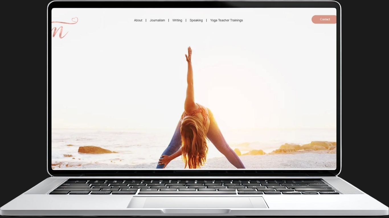 Firdose Moonda Website Laptop screenshot